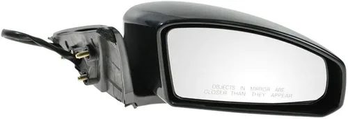 Vista 81 de TRQ Cubierta cromada del espejo manual del lado del pasajero, acabado liso para Volvo VNL 2004-2014