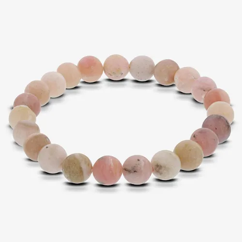 Vista 69 de Gem Avenue Handmade Round Bead Stretch Bracelet Unisex Natural Stone Beaded Jewelry for Men & Women, Elastic Wristband for Daily Wear
