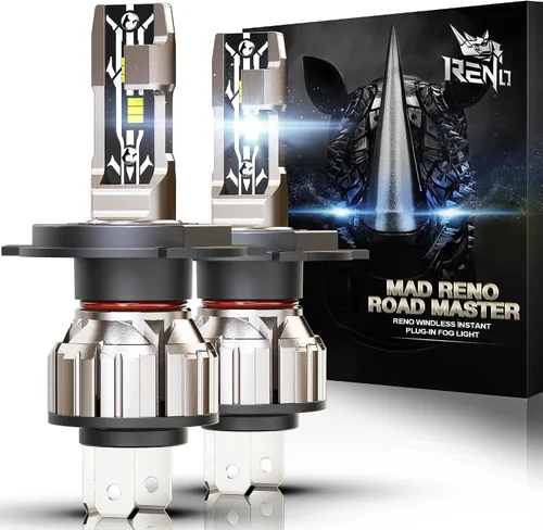 Vista 13 de RENO Bombillas de luz antiniebla H4 para vehículos todoterreno ATV UTV, paquete de 2 bombillas antiniebla para luz ATV UTV