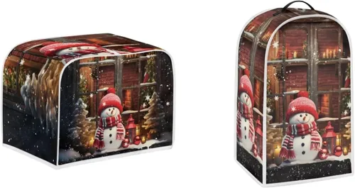 Vista 23 de Cubiertas para tostadoras de murciélagos de 2 rebanadas, protectores decorativos a prueba de polvo, cubiertas de tostadora, resistentes a
