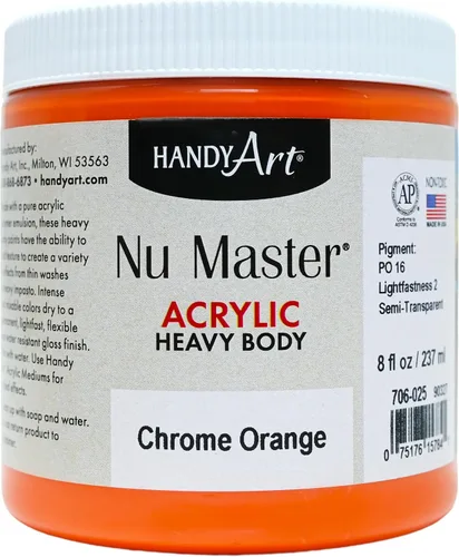 Vista 25 de Handy Art Nu Master - Pintura acrílica de cuerpo pesado, 8 onzas, carmesí Alizarin