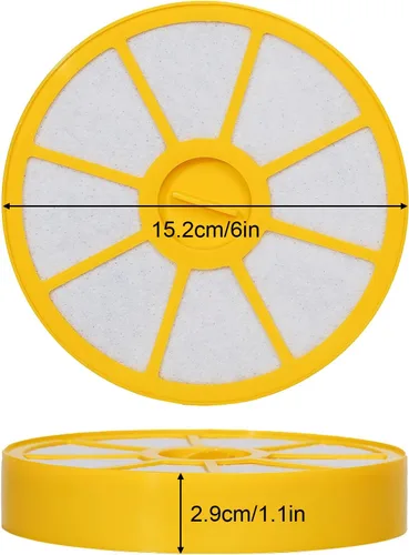 Vista 5 de HIFROM Kit de filtro de repuesto para pre-motor y filtro HEPA para alergia al motor DC05 DC08 DC14 DC15 aspiradoras lavables de repuesto 905401-01