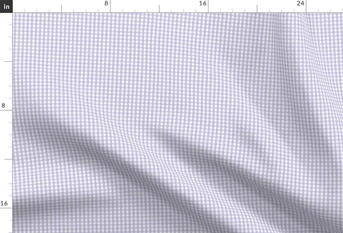 Vista 3 de Fabric Tiny Gingham Light Purple Check Picnic Lavender Checkered Printed on Chiffon Fabric Fat Quarter - Sewing Fashion Apparel Dresses Home Decor