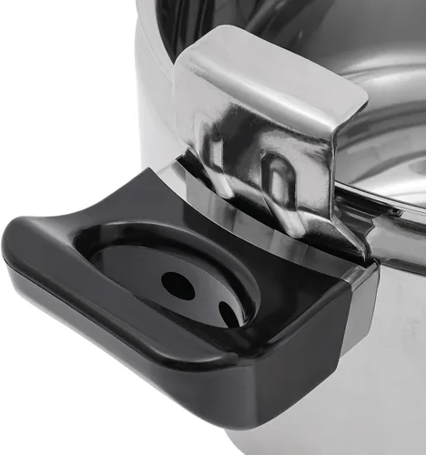 Vista 9 de Olla a presión de acero inoxidable de gran capacidad de 60 Kpa olla a presión a prueba de explosiones inferior compuesta con válvula limitadora