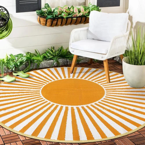 Vista 36 de Anidaroel Alfombra de área para exteriores para patio, 4 x 6 pies, impermeable, reversible, alfombra de paja de plástico para exteriores, alfombra