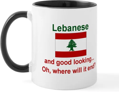 Vista 64 de CafePress #1 - Taza de café de cerámica libanesa de 11 oz (11.0 fl oz)