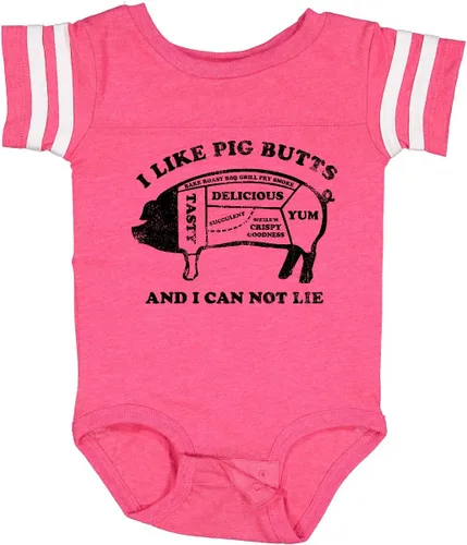Vista 6 de inktastic Body para bebé I Like Pig Butts Blanco