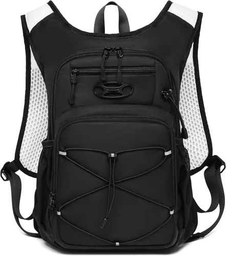 Vista 2 de Mochila de hidratación ligera Wotony con vejiga de agua de 2L o 3L para ciclismo, senderismo, rave - Mochila de agua para hombres y mujeres