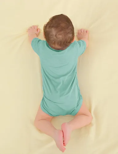 Vista 60 de Jimonda Body de rayón de bambú de manga corta para bebés, niños y niñas, trajes suaves para recién nacidos