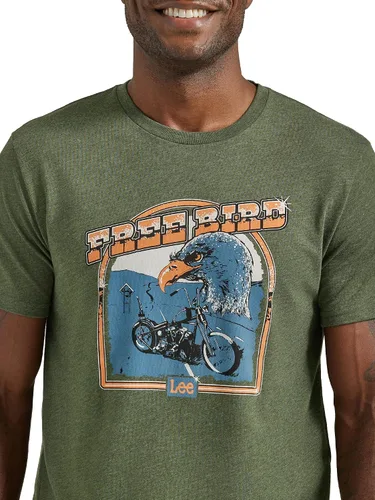 Vista 3 de Lee Camiseta estampada de manga corta para hombre