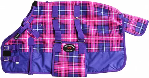Vista 15 de CHALLENGER 1200D Foal Winter Blanket Miniature Pony Donkey Bellyband Turquoise Rustic Púrpura Rosa Ombre