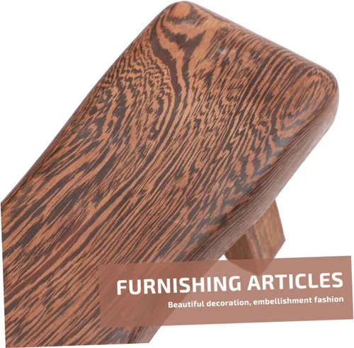 Vista 8 de STOBAZA Almohada cervical de madera para diseño curvado para sauna y sueño. Materiales de madera de calidad para uso a término