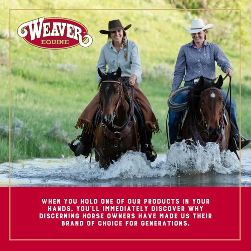 Vista 6 de Weaver Equine - Correas para botas vaqueras de cuero de vaca genuina para botas vaqueras, correas de espolón occidental para montar a caballo