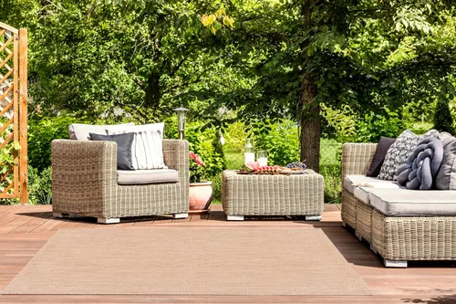 Vista 48 de SAFAVIEH Alfombra Lavable para Exteriores Colección Courtyard - 2'3" x 5', Azul Aqua y Gris, No Desprende Pelusa y Fácil Limpieza, Ideal para Patio