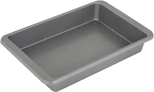 Vista 13 de KitchenAid Molde antiadherente de acero aluminizado, apto para lavavajillas, agave, 9 x 13 pulgadas