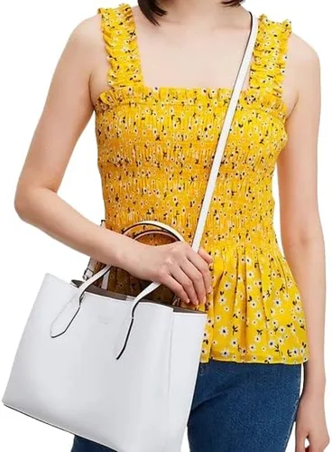 Vista 2 de Kate Spade New York Harper - Bolso bandolera con correa para el hombro (pergamino), Pergamino