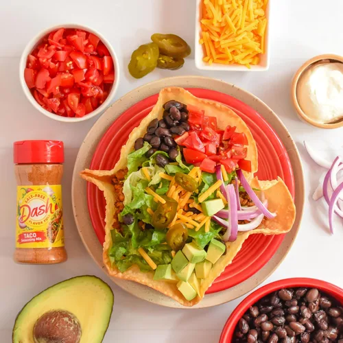 Vista 7 de Dash - Mezcla de condimentos para tacos sin sal, 2.5 onzas (paquete de 8)