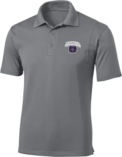 Vista 35 de Polo atlético de micro piqué NCAA para hombre Prime con cuello propio