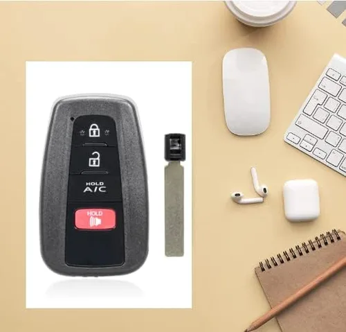 Vista 4 de Nuevo reemplazo remoto de llavero de coche para Toyota Prius Prime 2017/2018/2019/2020 con identificación de FCC: HYQ14FBE (OE# 89904-47460)