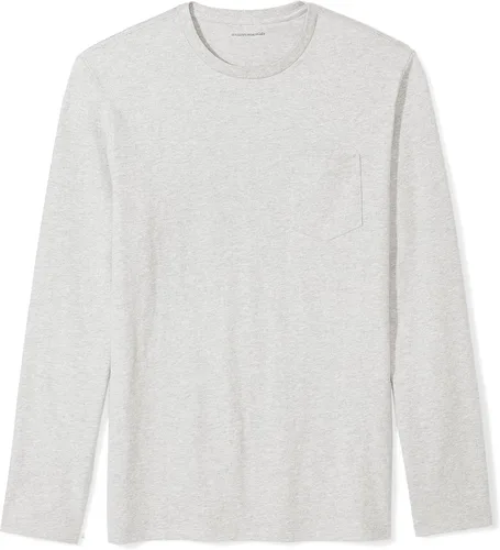 Vista 18 de Amazon Essentials - Camisa de manga larga con corte entallado para hombre, estilos con bolsillo y sin bolsillo Negro