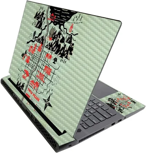 Vista 375 de MightySkins - Skin brillante con purpurina para Alienware M17 R3 (2020) y M17 R4 (2021) - Diversión de los años 90 Acabado duradero con purpurina