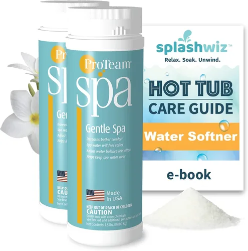 Vista 9 de ProTeam Gentle Spa - Suavizante y acondicionador de agua para bañera de hidromasaje, suaviza el agua dura, previene las líneas de espuma