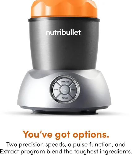 Vista 4 de NutriBullet NB50200OR Select 1000 Watt Naranja, 32 oz