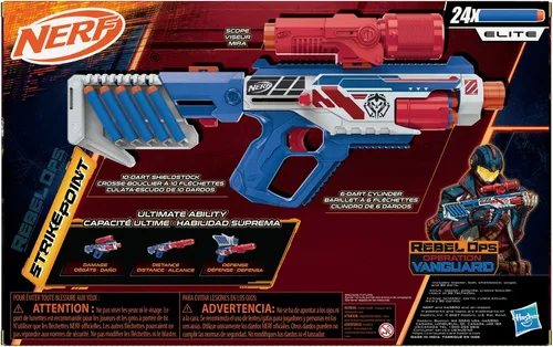 Vista 5 de Nerf Operación Rebel Ops Vanguard Strikepoint Blaster