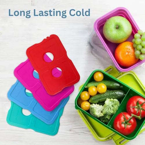 Vista 4 de GURIN Reusable Ice Packs for Lunch Box/Coolers, Bag, or Backpack Coolers - Cold Up to 8-12 Hours Long Lasting for Camping Picnic, Outdoor