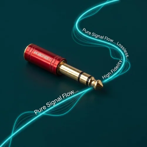 Vista 9 de MOBOREST - Adaptador de plug 1/4 pulgadas (6.35mm) a jack 1/8 pulgadas (3.5mm), estéreo