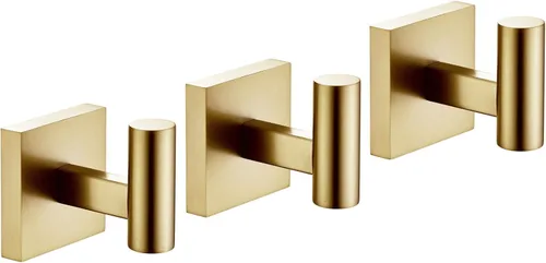 Vista 15 de KOKOSIRI Ganchos para batas de baño, ganchos para toallas, ganchos montados en la pared, accesorios de baño, paquete de 2 unidades, color negro