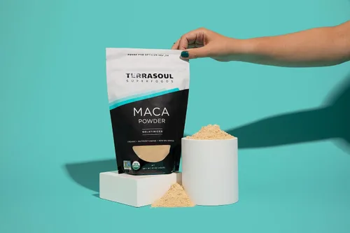 Vista 5 de Polvo de maca orgánico gelatinizado Terrasoul Superfoods