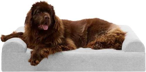 Vista 15 de Barker Beds - Sofá cama ortopédico gigante para perro, almohada superior de 7 pulgadas con cojín de 3 lados, 100-300 libras, espuma viscoelástica