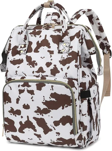 Vista 17 de Mochila de mariposa para laptop para mujeres y hombres, mochila escolar universitaria de 15.6 pulgadas para trabajo, escuela, viajes, negocios