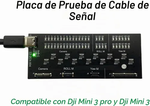 Vista 2 de Herramienta de prueba de cable de señal cardán adecuada para DJI Mavic Mini 3/Mini 3 Pro/Dji Mini 4 Pro Drone PTZ Cable plano Roll Axis Tester