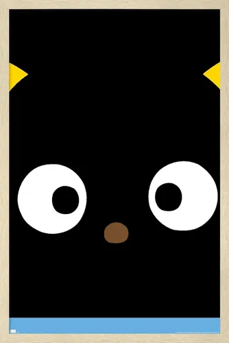 Vista 7 de Trends International Hello Kitty and Friends: 21 Over The Top - Póster de pared Chococat, 22.4 pulgadas de largo x 14.7 W, versión enmarcada
