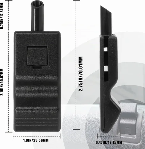 Vista 5 de RDBS 2 unidades, color negro, para puerta delantera o trasera, para ventana de automóvil, compatible con Chevrolet GMC Silverado Sierra 2007-2013