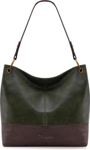 Vista 56 de Wrangler Hobo - Bolsas para mujer de cuero vegano con asa superior, bolsos de hombro y bolsos