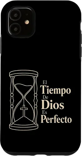 Vista 8 de Fe Cristiana El Tiempo De Dios ES Perfecto Cross - Carcasa para iPhone 16