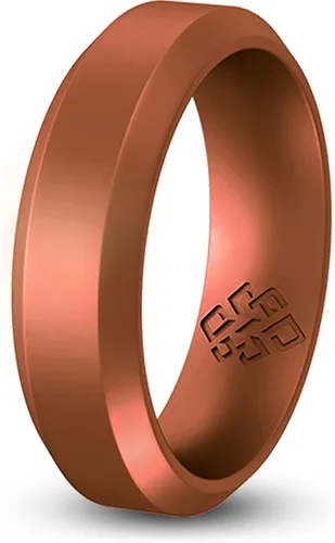 Vista 61 de Knot Theory - Anillo de boda de silicón para hombres y mujeres Anillos de goma finos de calidad superior con gran estilo, comodidad; son ideales