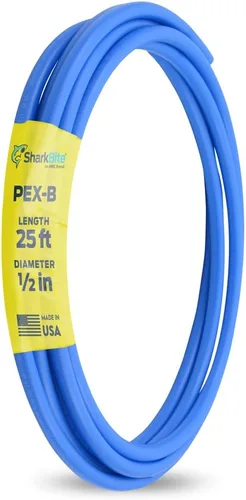 Vista 7 de SharkBite 1/2 pulgada x 300 pies azul PEX-B, tubería de agua flexible PEX para fontanería, U806B300