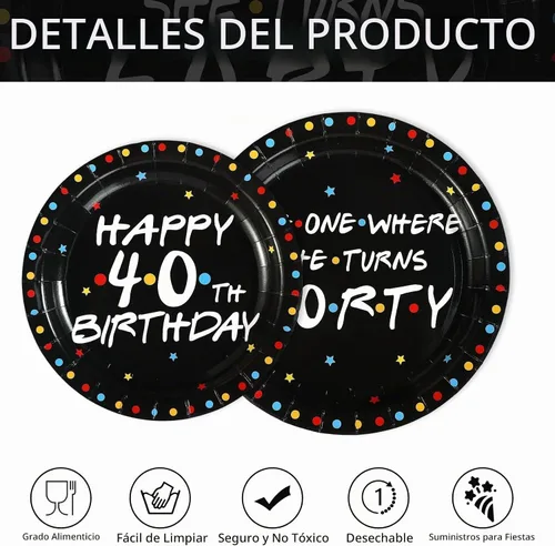 Vista 4 de Greencian - 96 decoraciones de fiesta de cumpleaños con temática