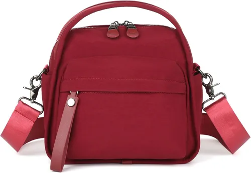 Vista 10 de Small Crossbody Bags for Women Nylon Top Handle Handbag Commute Underarm Shoulder Tote Bag Purse