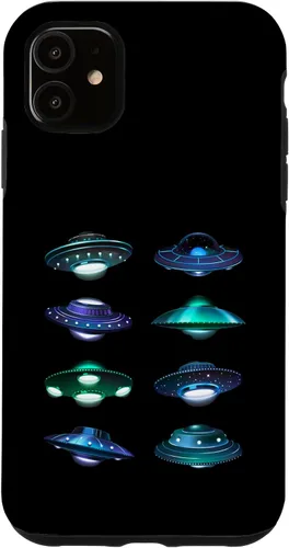 Vista 5 de iPhone 14 Alien UFO Spacecraft Fan Men Women Youth Case