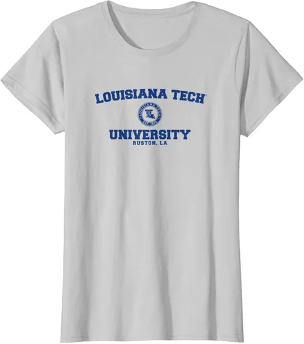 Vista 16 de Camiseta Louisiana Tech Bulldogs Circle Logo, Gris