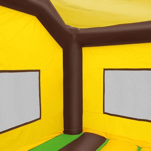 Vista 4 de Cloud 9 Casa inflable de grado comercial con soplador – 100% PVC 17' x 13' gorila inflable