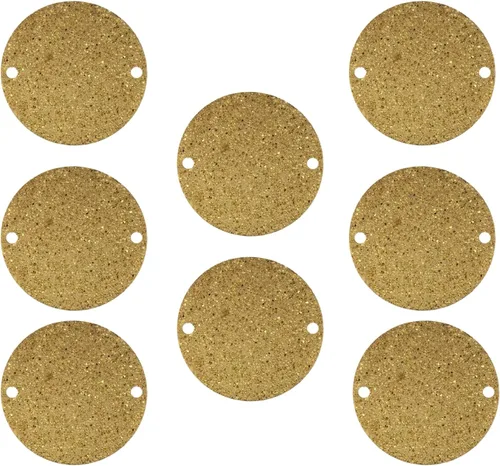 Vista 21 de John Bead Beadwork Findings - Colgante dorado (3 unidades)