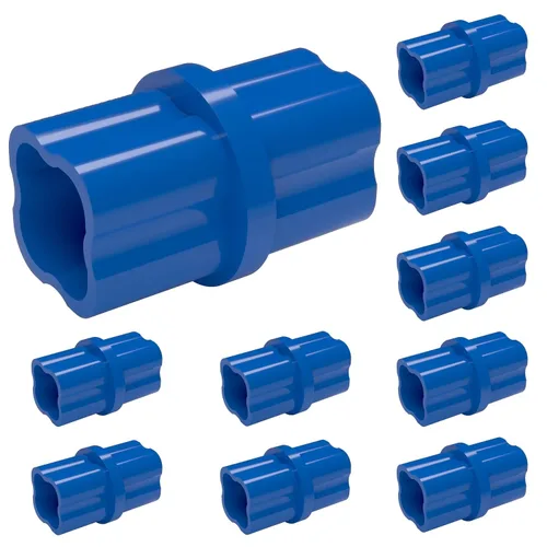 Vista 12 de FORMUFIT F114ICO-BK-10 Acoplamiento interno de PVC, grado de muebles, tamaño de 1-1/4", negro (paquete de 10)