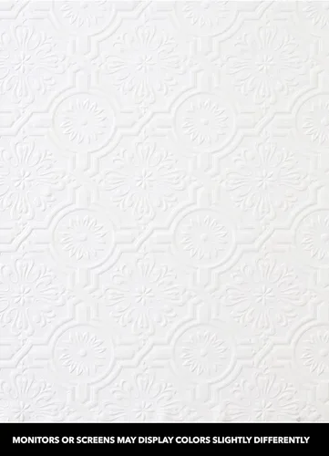 Vista 2 de Brewster 148-32817 Paintable Solutions III - Papel tapiz pintable para techo de estaño victoriano