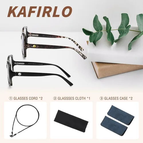 Vista 7 de Gafas de lectura bifocales para mujer, ojo de gato, bloqueo de luz azul, lector de computadora, parte superior transparente, sin transición